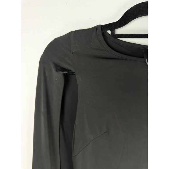 Gojane Minimalist Overlay Black Maxi Dress Womens Medium - Picture 4 of 11